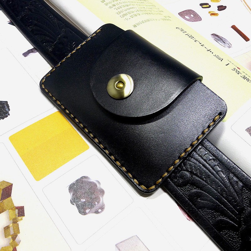 Leather Wallet Men - Blongk-男性と女性のための本革ベルト,超薄型バッグ,クレジットカードホルダー,財布,s1660