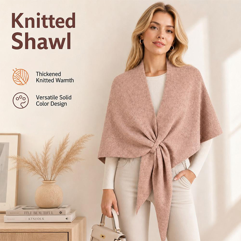 Cashmere Scarf - ファッションウールカシミヤトライアングルスカーフ、女性用、暖かいニットスカーフ、ネックウォーマー、厚手のショール、カーディガン、ケープスカーフ。