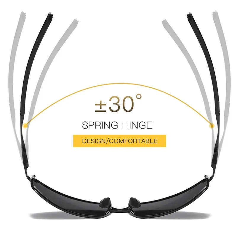調光レンズ搭載、男女兼用、偏光サングラス、男性用、金属フレー - Sunglasses Uv400 のレビューと価格
