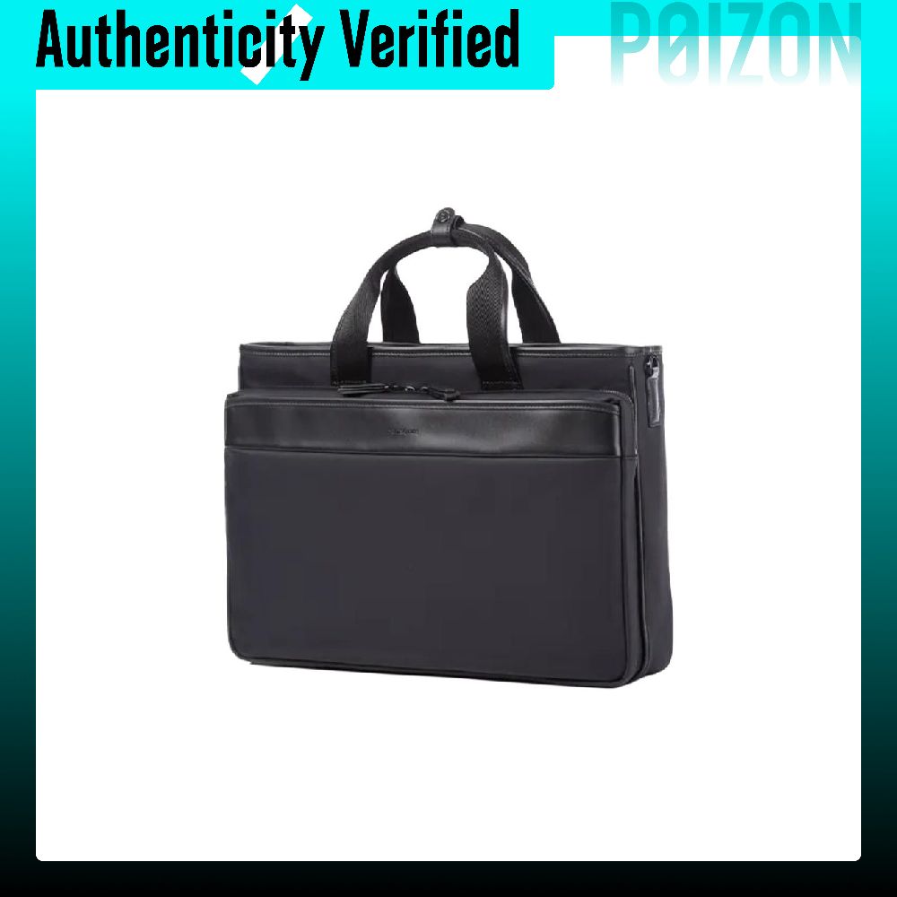 サムソナイト ファブリックと牛革のブリーフケース、ハンドバッ - Leather Briefcase のレビューと価格