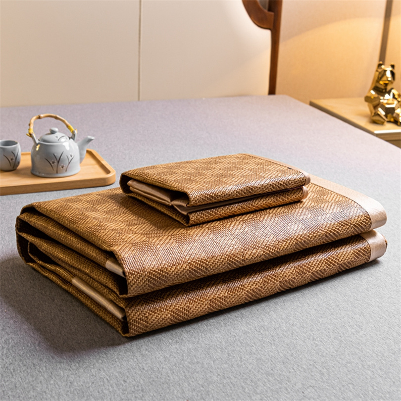 冷却マット 竹製 サマーマットと枕カバー 裸寝マットレスカバ - Silk Pillowcase のレビューと価格