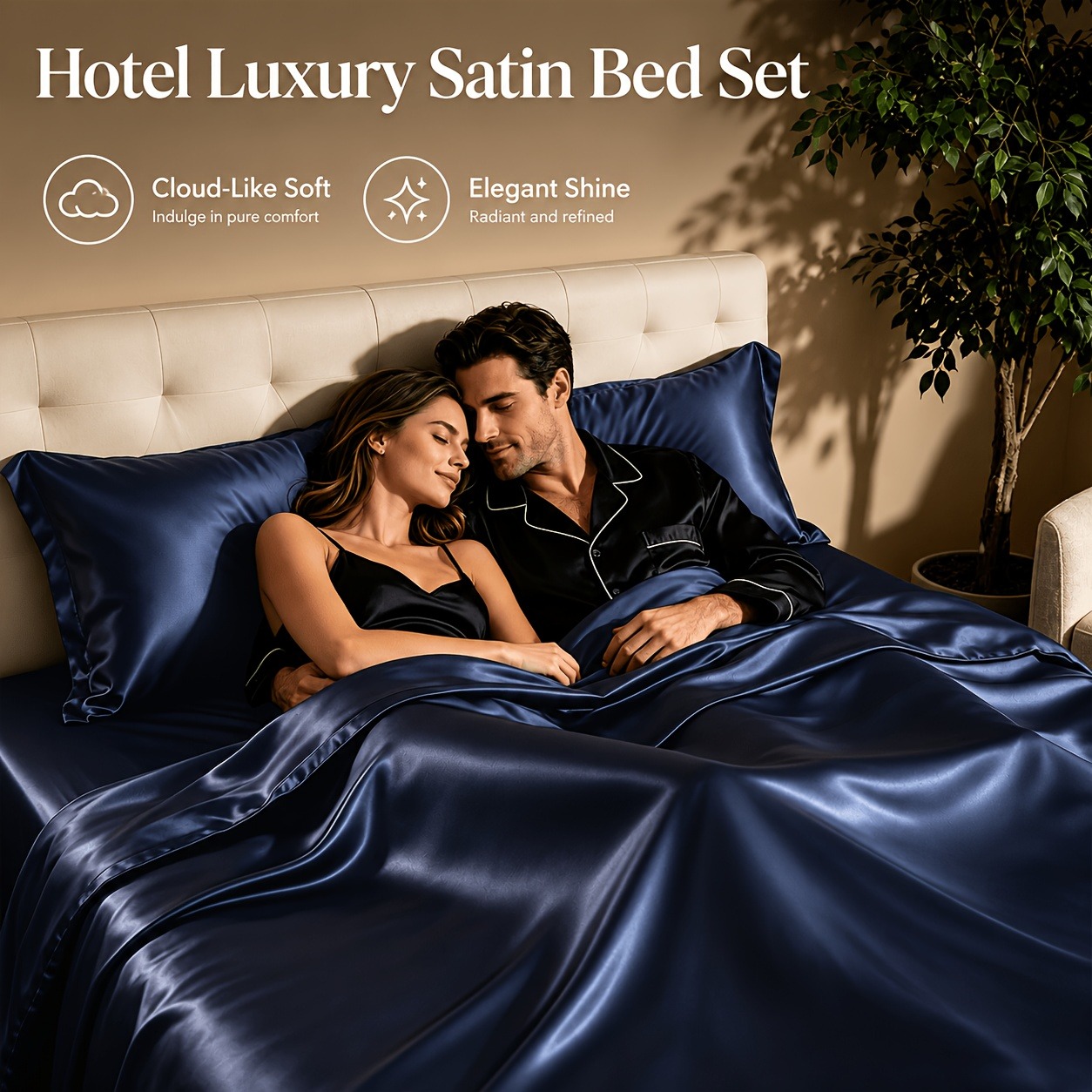 プレミアム4点セット エジプト綿ベッドシーツセット 柔らかな - Silk Pillowcase のレビューと価格