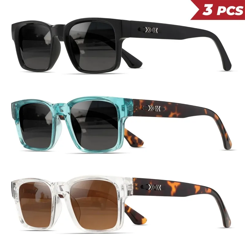 1/3個入り 新しいメンズ用 大ぶりフレームのヴィンテージ風 - Designer Sunglasses のレビューと価格