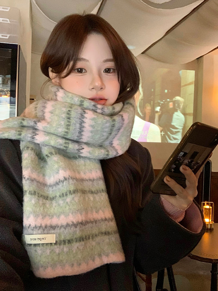 Feilao Island ニットスカーフ レディース 冬  - Cashmere Scarf のレビューと価格