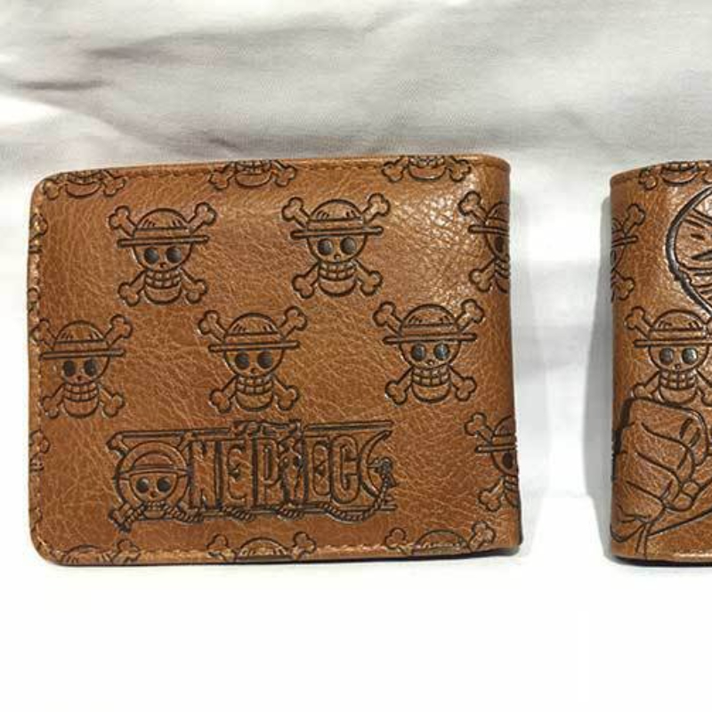 アニメワンピースルフィ海賊スカル PU レザー財布マルチカー - Leather Wallet Men のレビューと価格