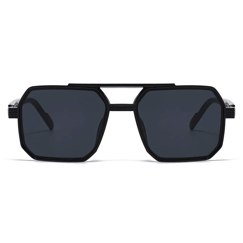 最新トレンドのダブルブリッジ・ポリゴン型サングラス。レトロで - Sunglasses Uv400 のレビューと価格
