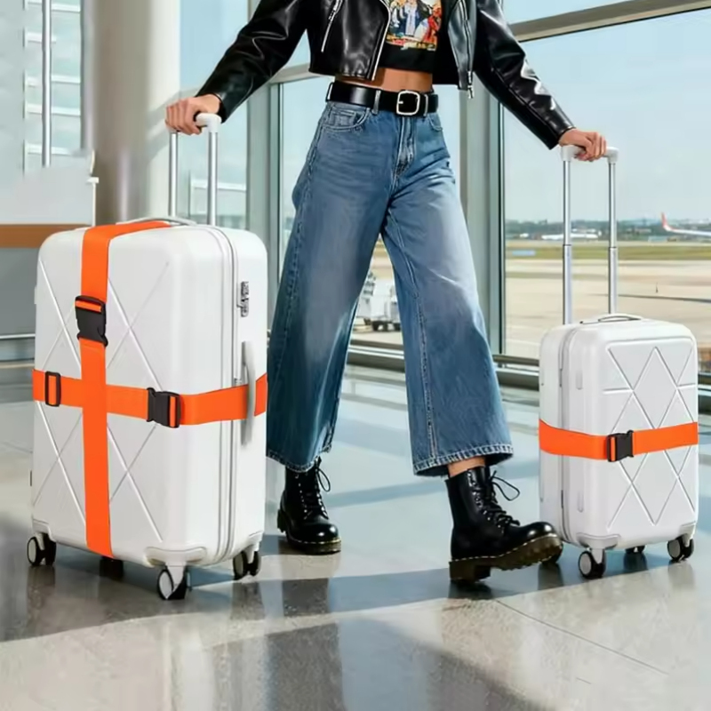 4個入りラゲージストラップセット、荷物固定ストラップ、ラゲー - Travel Luggage Set のレビューと価格