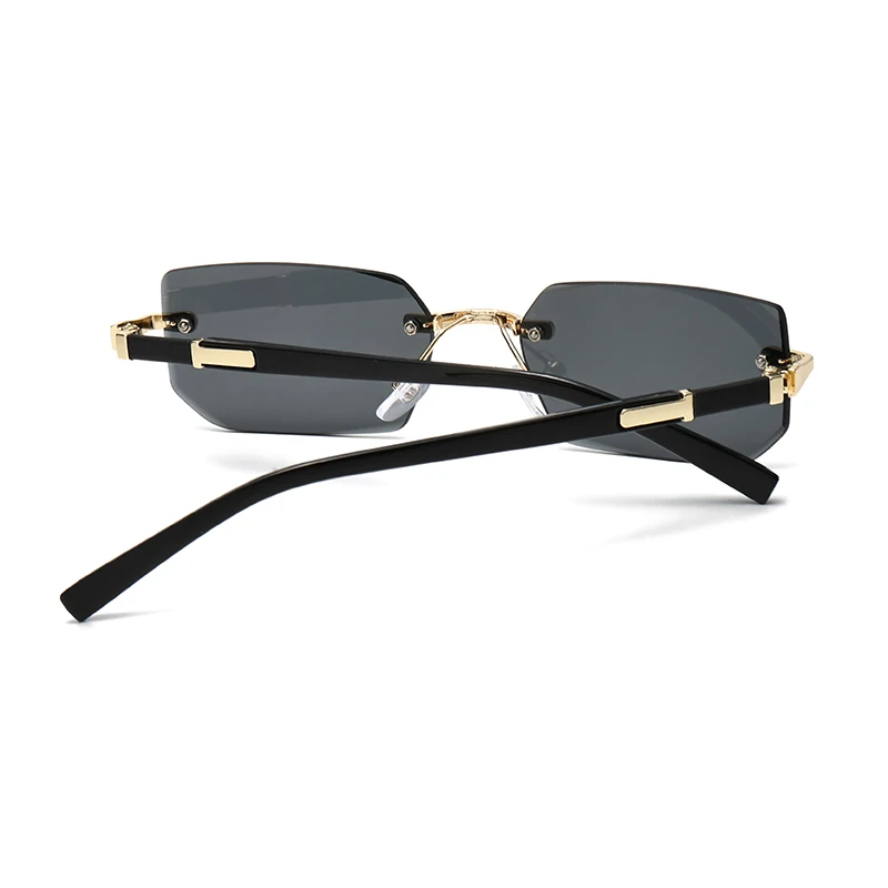 1/2個入り、トレンドのフレームレスサングラス、レディース、 - Sunglasses Uv400 のレビューと価格